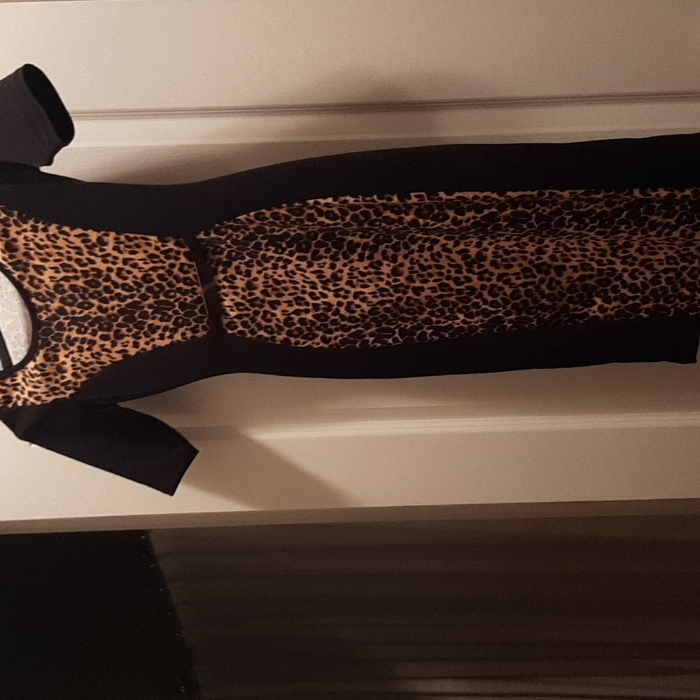 Cheetah print dress